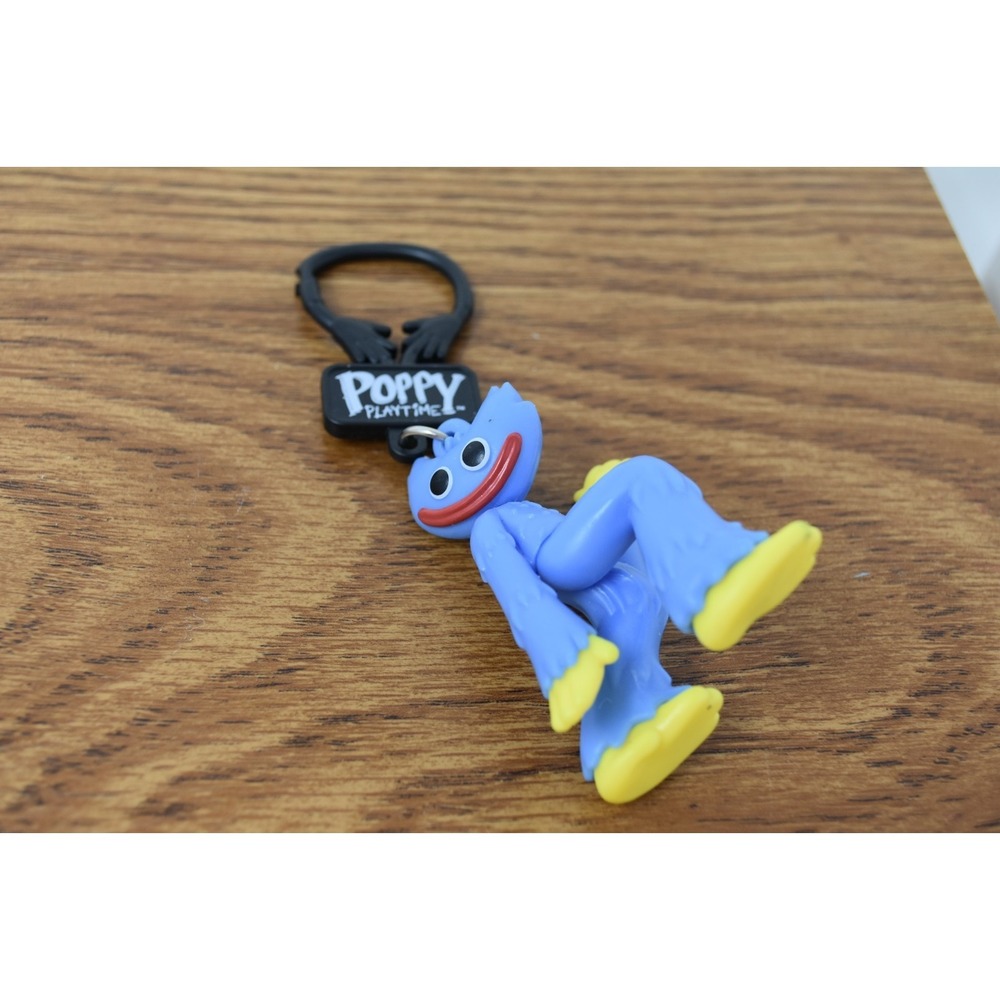 Poppy Playtime Huggy Wuggy Character Keychain Backpack Bag Clip